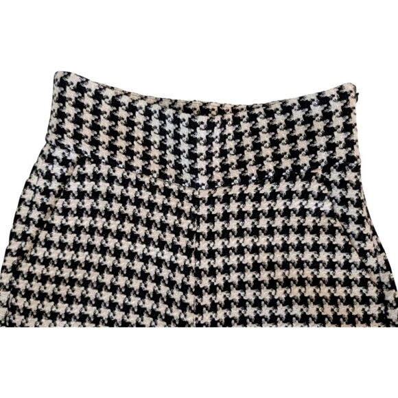 Fiorla Houndstooth Wide Leg High Waisted Pants - Size S - Picture 3 of 5